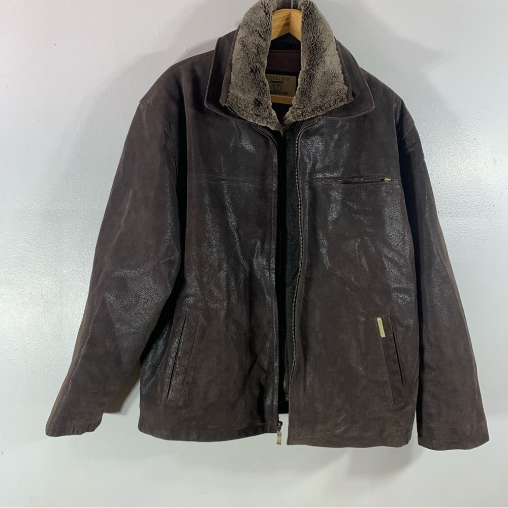 Nickelson leather jacket